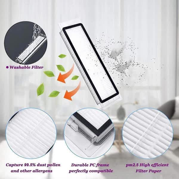 Compatible with Roborock S5 Max S6 S6 Pure MaxV S5 S6 Vacuum Cleaner Accessories