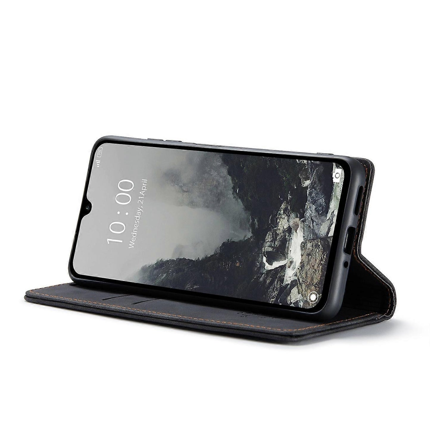 Xiaomi Redmi 14C Phone Case Leather Compatible with Xiaomi Card Holder Stand Multicolor Style CASEME 013 Series