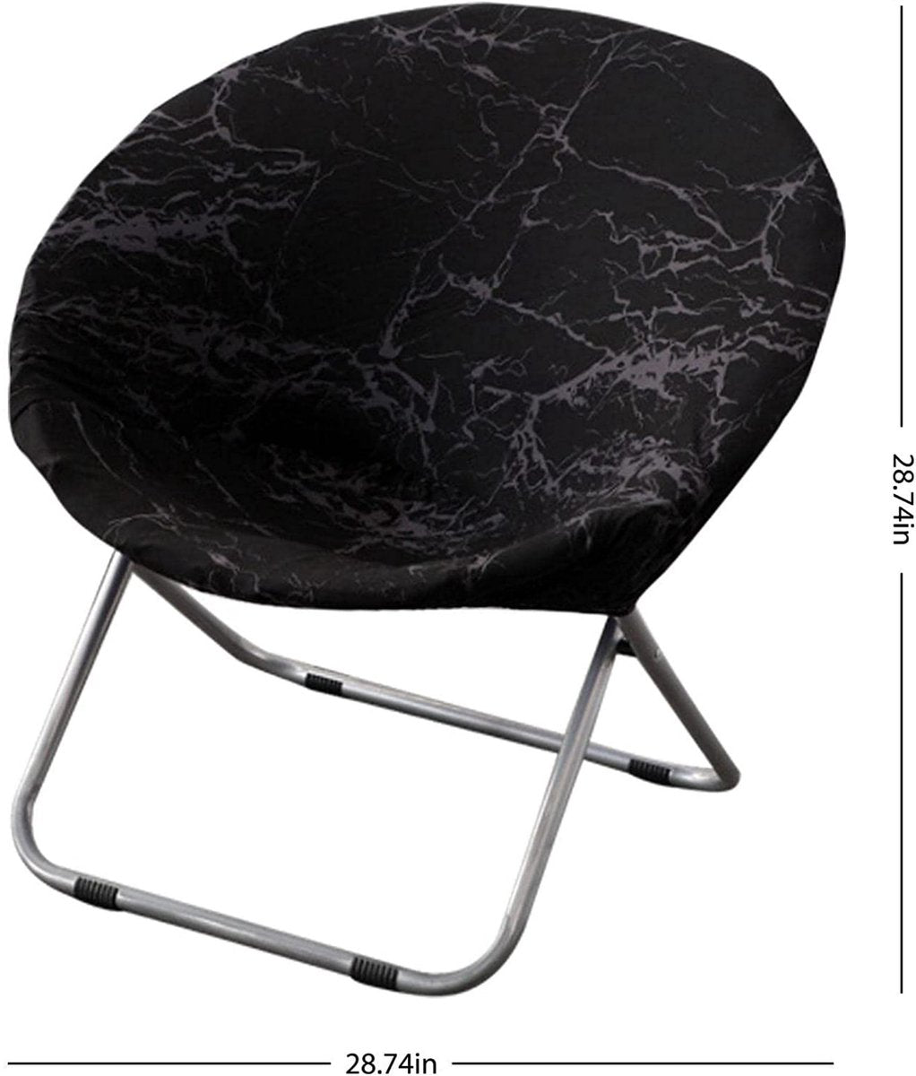 Chair Cover - Round Folding Moon Sun Elegant Stretch Chair Cover - Stretch Disc Chair Cover