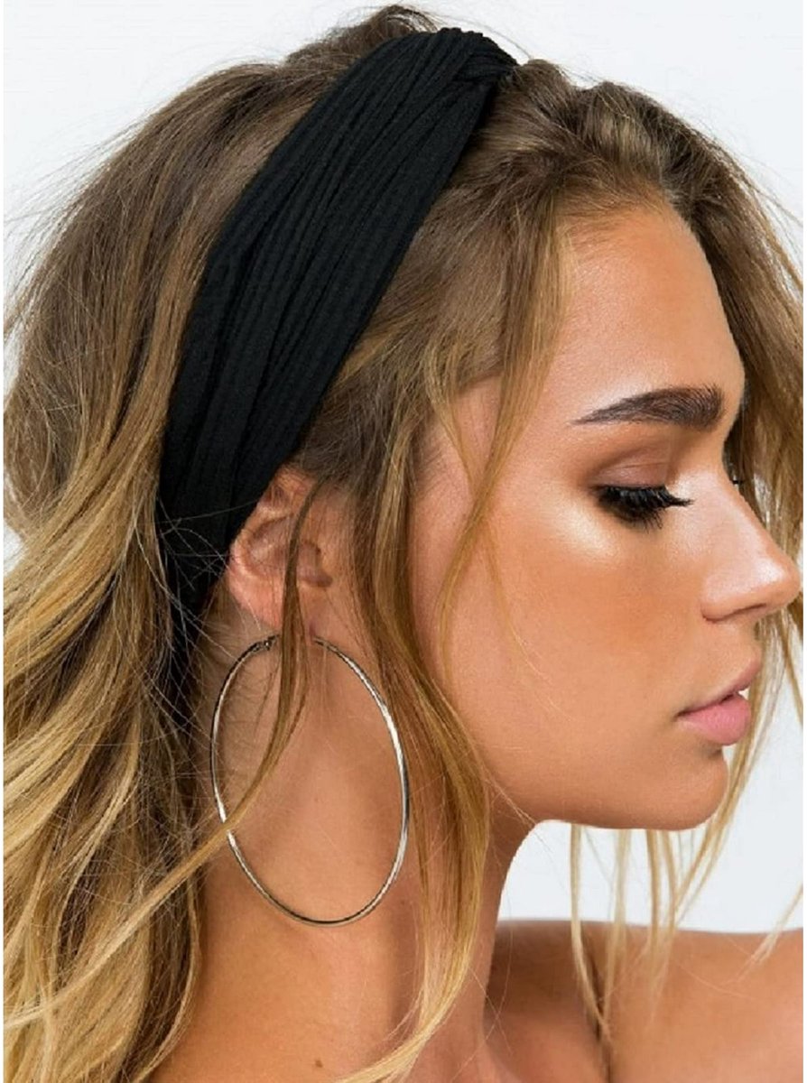 Hairbands - Set of 8 - Women's Hairbands - Twisted Elastic Hairbands - Plain Hairbands - Hair Accessories - Suitable for Girls, Sports and Yoga