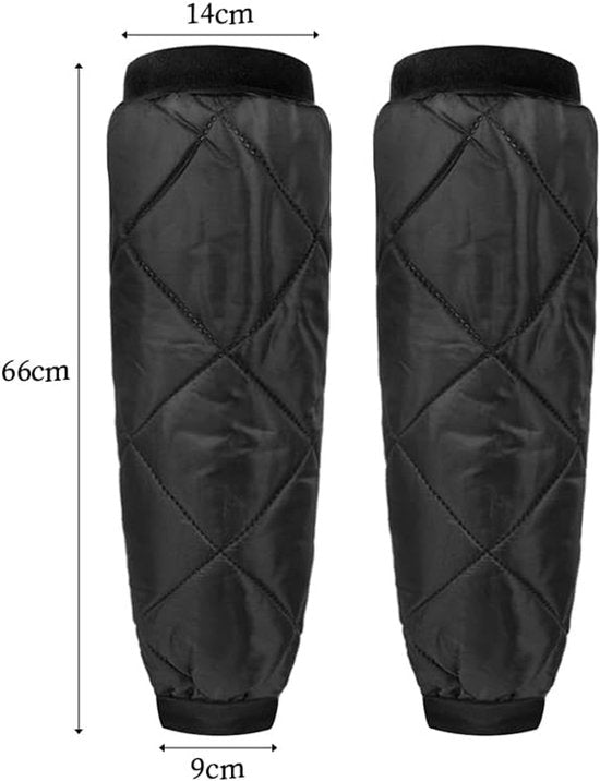 Insulated leg protectors for motorcycle riding - Windproof and waterproof leg protectors - Warm knee protectors for skiing and motorcycling in winter