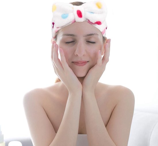 4-Piece Headbands for Women - Bow Headbands - Headbands - Suitable for Spa - Facial Cleansing - Makeup - Shower & Spa