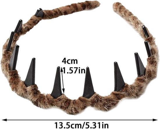 Set of Three Retro Non-slip Double-Sided Headbands - Highly elastic retro headband - Suitable for fitness, cosplay, sports, formal occasions and daily use; suitable for women and girls.