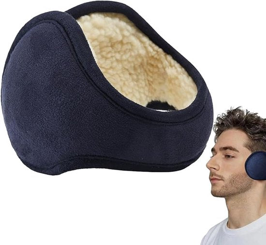 Unisex winter earmuffs - Warm earmuffs suitable for outdoor use - Adjustable, thick fleece earmuffs for head warmth - Suitable for skiing, cycling and outdoor activities