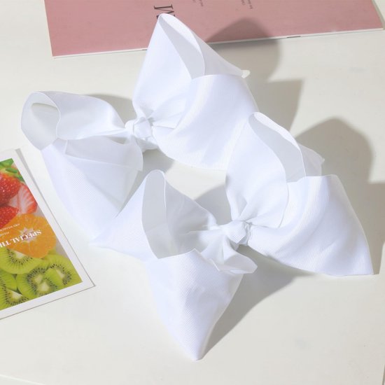 Hair Clips - 10 Pieces - Hair Clips with Bow - Solid Color Hair Clips with Bow - Hair Accessories - Suitable for loose hair, braided hair, parties, Christmas, etc.