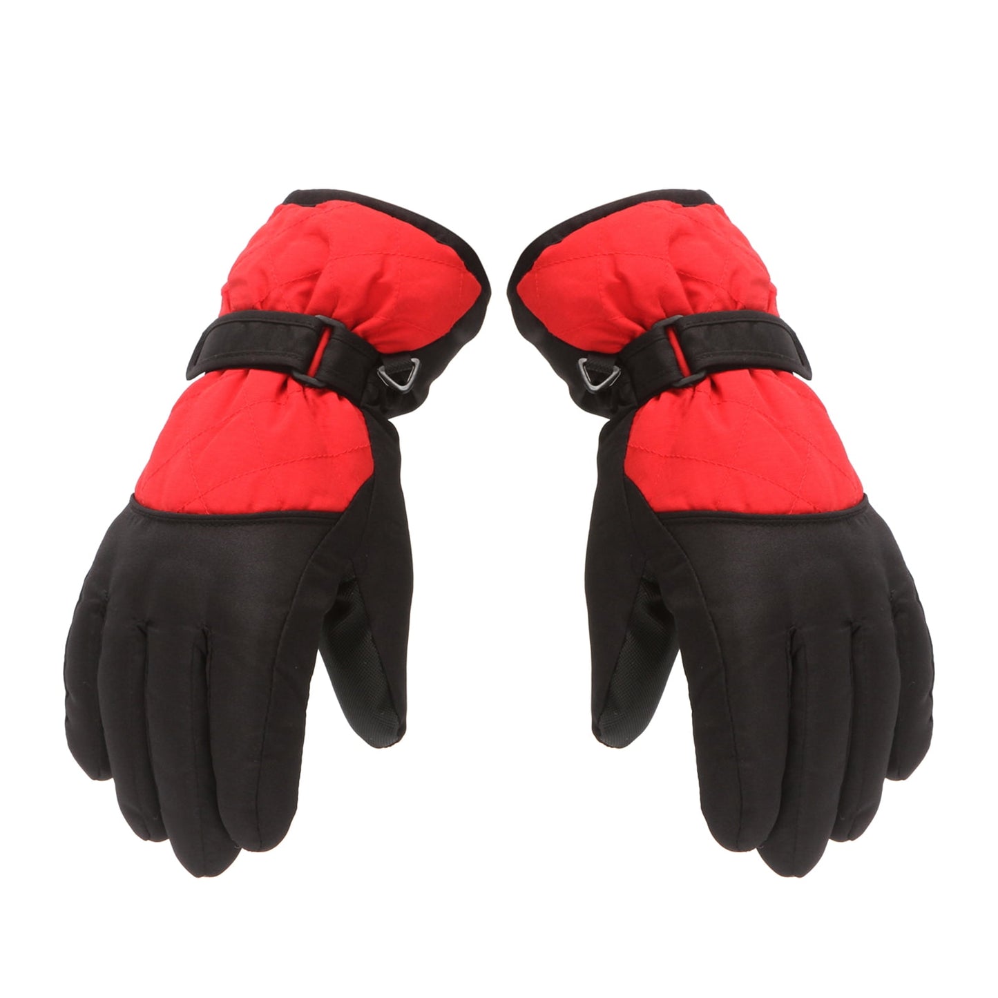 Dengjunhu Kids Winter Gloves - Snow & Ski Waterproof Youth Gloves for Boys & Girls - Insulated for Cold Weather Outdoor Play, Skiing & Snowboarding L Red