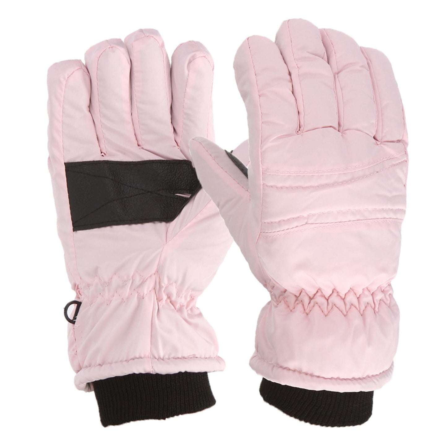 GXWEA Gloves For Kids Toddler Skis Kids Gloves Winter Gloves Thick Gloves Stretchy Warm Gloves Boys Girls 6-24 Months 4-8 Year AHA1 kids snow gloves Pink