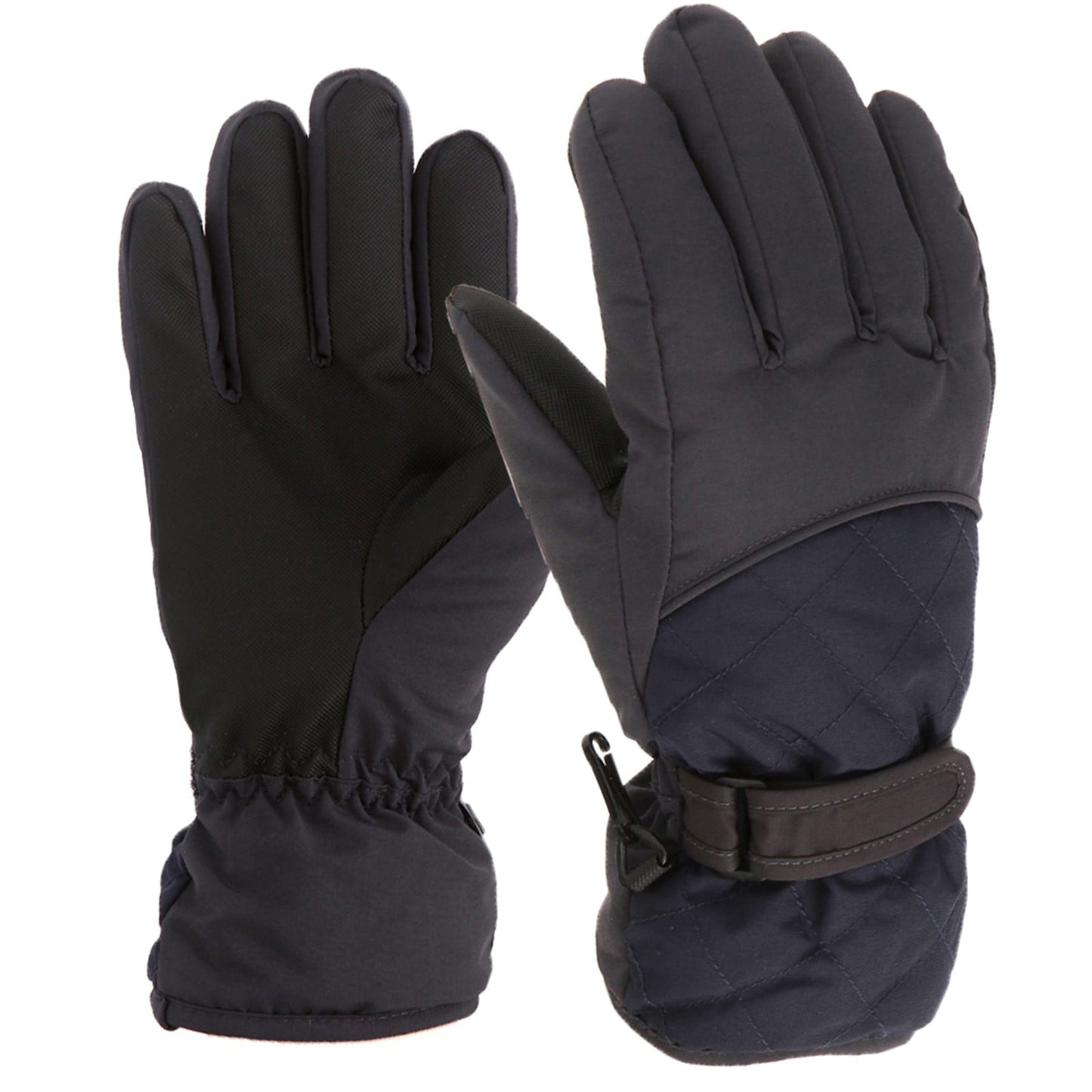 GXWEA Gloves For Kids Toddler Skis Kids Gloves Winter Gloves Thick Gloves Stretchy Warm Gloves Boys Girls 6-24 Months 10-16 Year AHA2 kids snow gloves Black