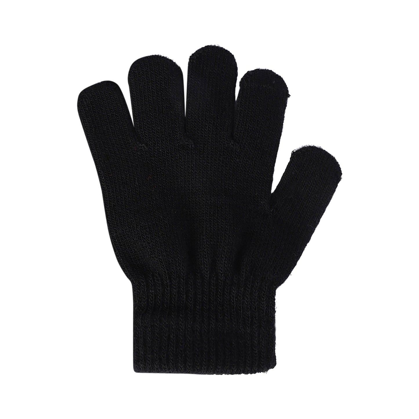GXWEA Gloves For Kids Toddler Skis Kids Gloves Winter Gloves Thick Gloves Stretchy Warm Gloves Boys Girls 6-24 Months 5-12 years AHA3 kids snow gloves Black
