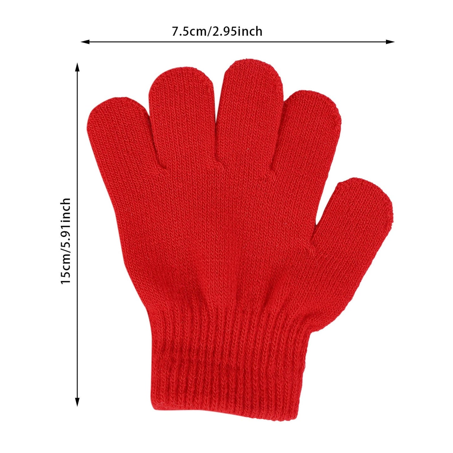 GXWEA Gloves For Kids Toddler Skis Kids Gloves Winter Gloves Thick Gloves Stretchy Warm Gloves Boys Girls 6-24 Months 5-12 years AHA3 kids snow gloves Blue