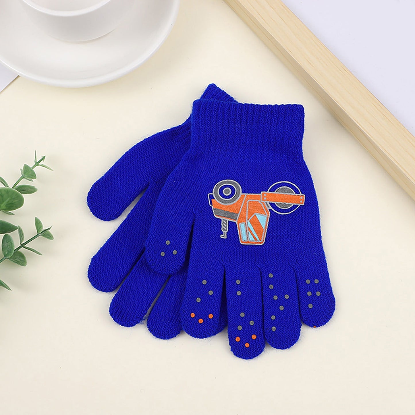 GXWEA Gloves For Kids Toddler Skis Kids Gloves Winter Gloves Thick Gloves Stretchy Warm Gloves Boys Girls 6-24 Months 5-12 years AHA4 kids snow gloves Blue