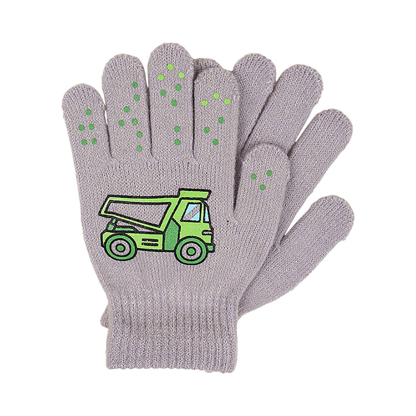 GXWEA Gloves For Kids Toddler Skis Kids Gloves Winter Gloves Thick Gloves Stretchy Warm Gloves Boys Girls 6-24 Months 5-12 years AHA4 kids snow gloves Grey