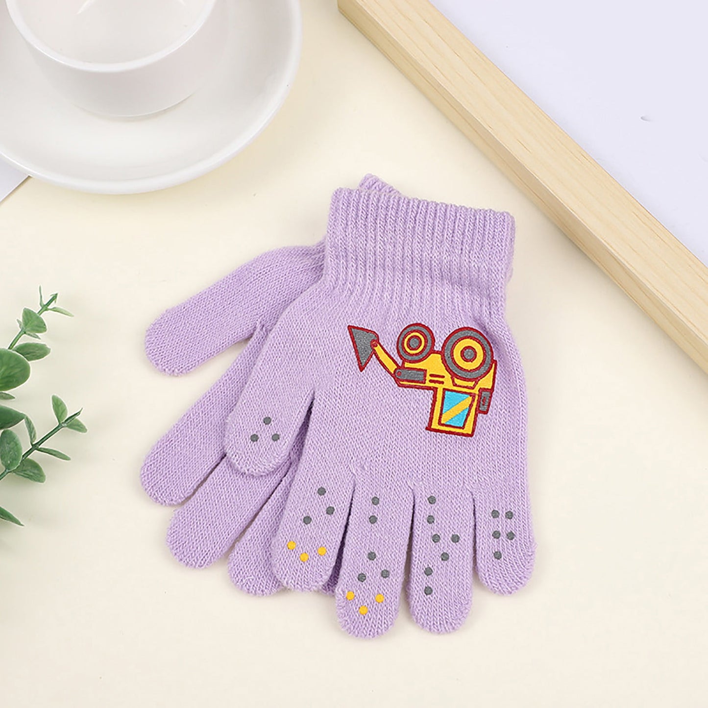 GXWEA Gloves For Kids Toddler Skis Kids Gloves Winter Gloves Thick Gloves Stretchy Warm Gloves Boys Girls 6-24 Months 5-12 years AHA4 kids snow gloves Purple