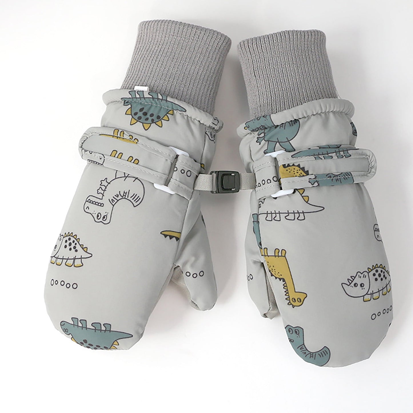 GXWEA Gloves For Kids Toddler Skis Kids Gloves Winter Gloves Thick Gloves Stretchy Warm Gloves Boys Girl 6-24 Months AHA5 kids snow gloves Grey