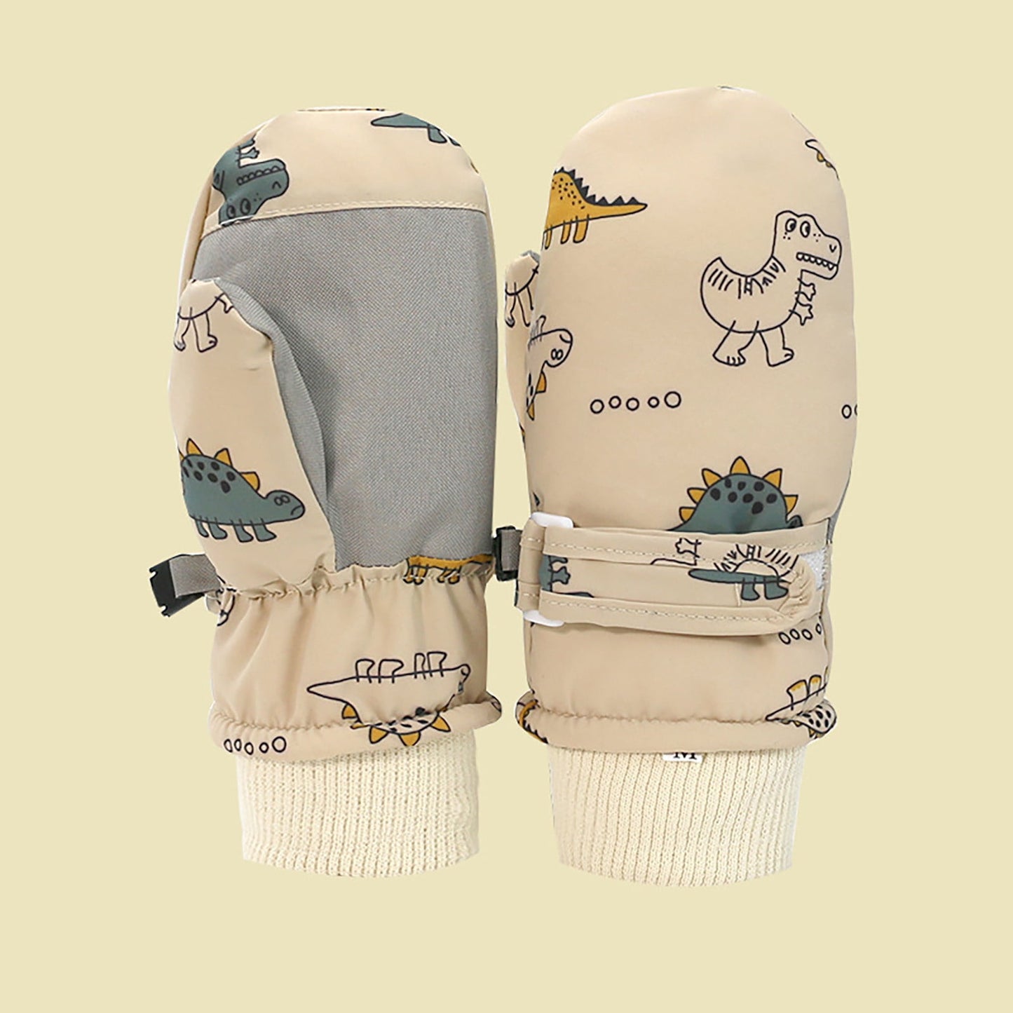GXWEA Gloves For Kids Toddler Skis Kids Gloves Winter Gloves Thick Gloves Stretchy Warm Gloves Boys Girls 6-24 Months 4-8 Years AHA5 kids snow gloves Khaki