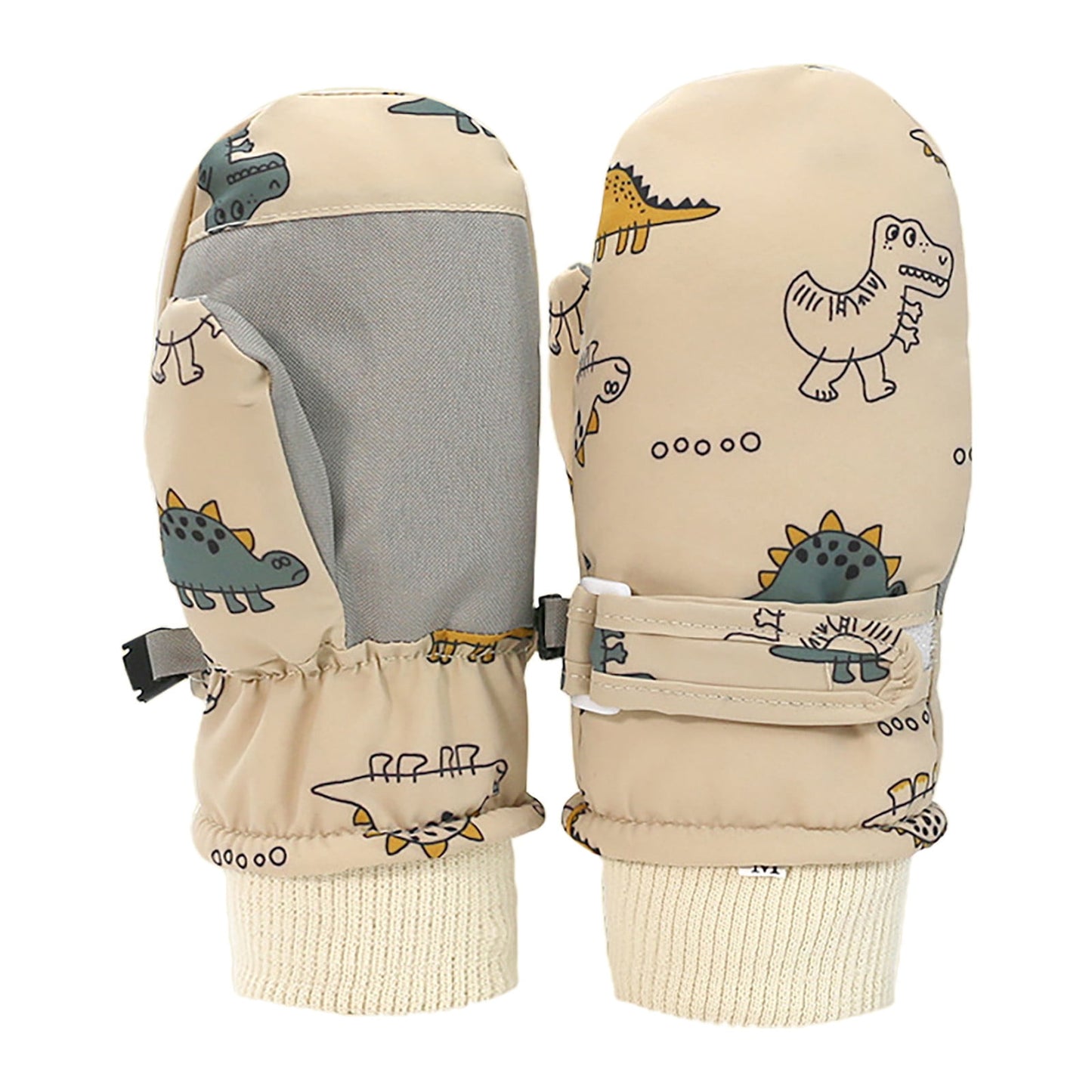GXWEA Gloves For Kids Toddler Skis Kids Gloves Winter Gloves Thick Gloves Stretchy Warm Gloves Boys Girl 6-24 Months AHA5 kids snow gloves Khaki