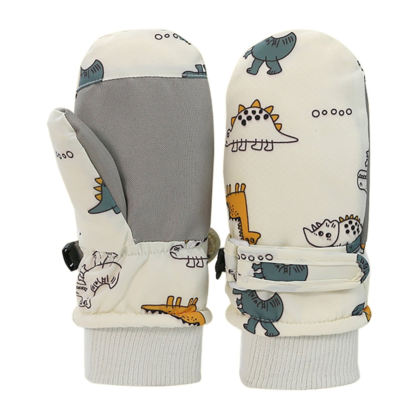 GXWEA Gloves For Kids Toddler Skis Kids Gloves Winter Gloves Thick Gloves Stretchy Warm Gloves Boys Girl 6-24 Months AHA5 kids snow gloves White