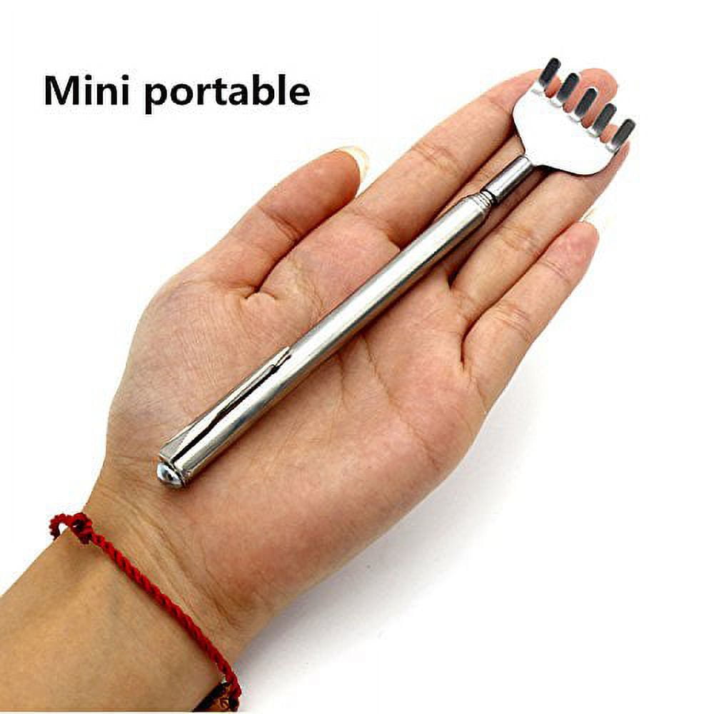 Professional Telescopic Back Scratcher Stainless Steel Massager Extendable Pen Shape Body Massager