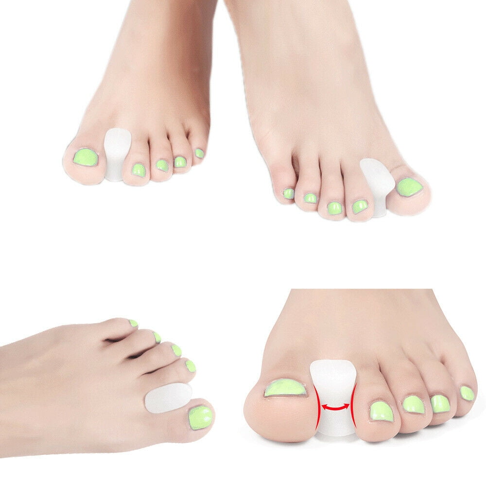 Onemayship Silicone Gel Toe Separator Orthotics Bunion Toes Spacer Pain Reliever 12Pcs