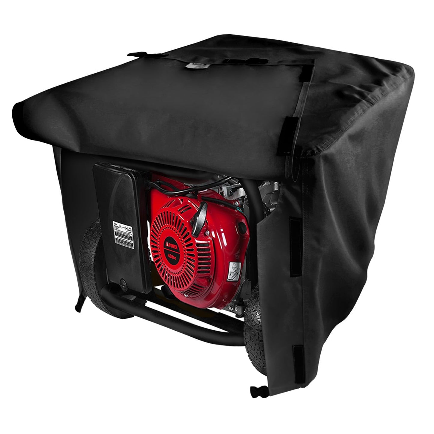 Universal Generator Cover for 5500-15000 Watt Waterproof Heavy Duty 600D Oxford Fabric Covers Black 32"x24"x24"(LxWxH)