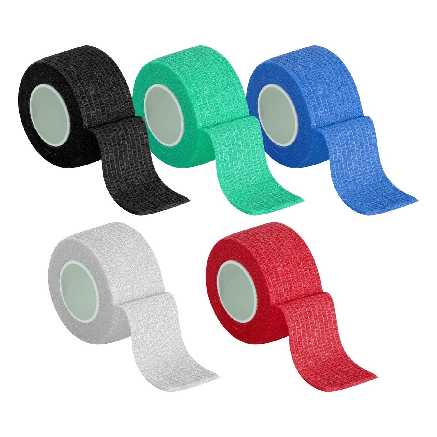 Tyidzon 3 Rolls Kinesiology Tape, 3 Colors 1 Inch x 14.8 Feet Athletic Tape, Elastic Muscle Tape, Sports Tape, Thumb, Finger, Wrist, Ankle, Knee Tape for Exercise and Daily Use Green