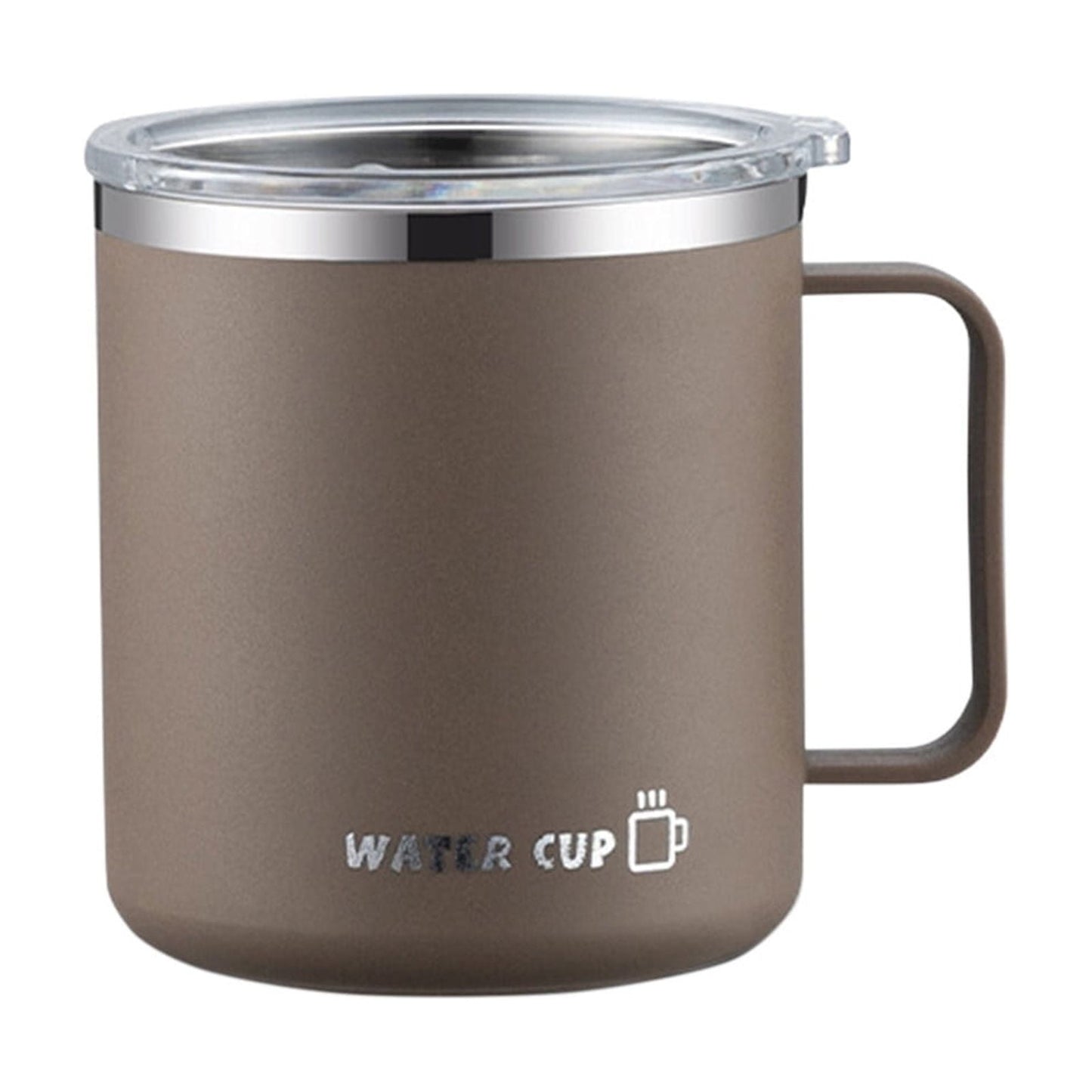 Insulated Coffee Mug with Handle & Lid - 17oz Stainless Steel Travel Tumbler, Double Wall Vacuum (Black) by PALIFEUR 07_【Extended保温】 24-Hour Temperature Retention Coffee Cup