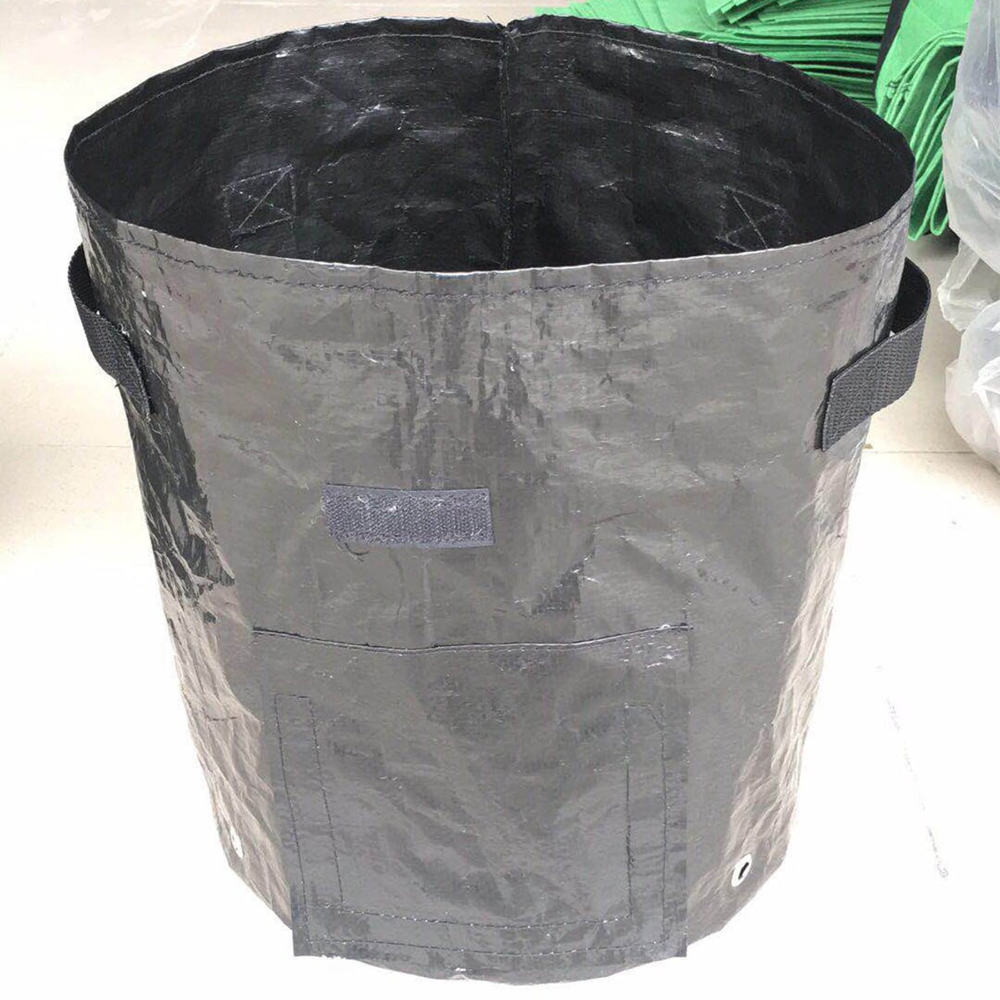 Suncoda Summer Savings 34x35cm Potato Grow Bag with Side Window & Handles 14" x 18" Gray#3