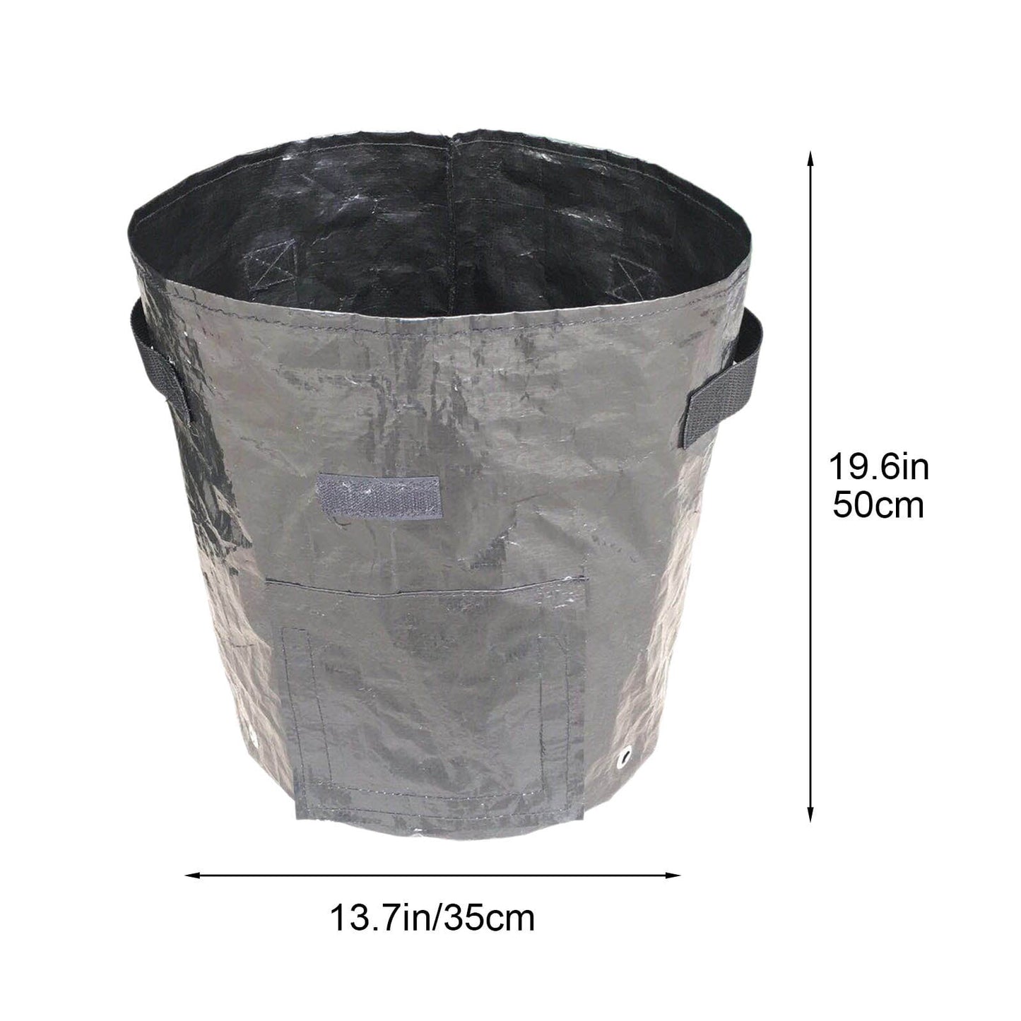 Suncoda Summer Savings 34x35cm Potato Grow Bag with Side Window & Handles 14" x 20" Yellow#4