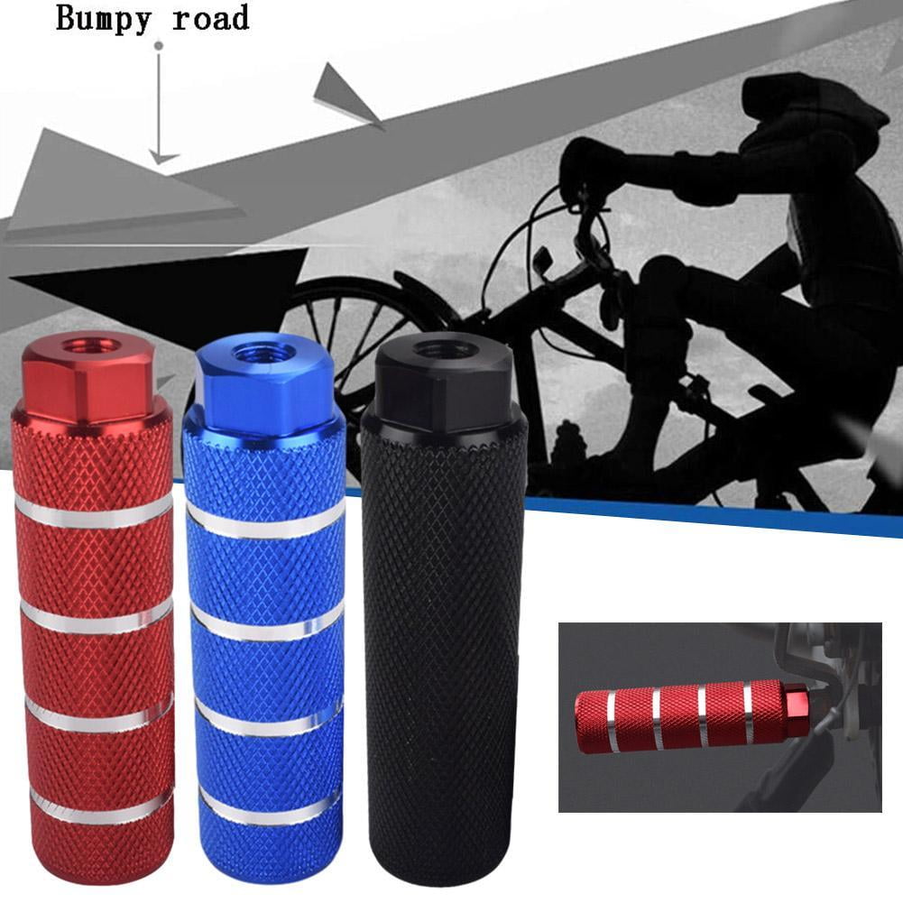 1 Pair MTB BMX Bike Alloy Foot Stunt Pegs Footrest V4V7 Cylinder Lever Grip K7E3