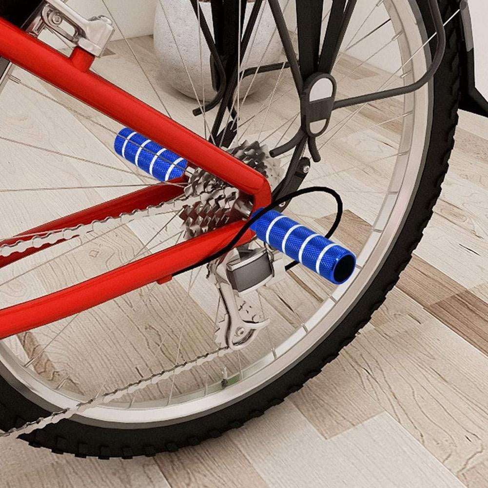 1 Pair MTB BMX Bike Alloy Foot Stunt Pegs Footrest V4V7 Cylinder Lever Grip K7E3