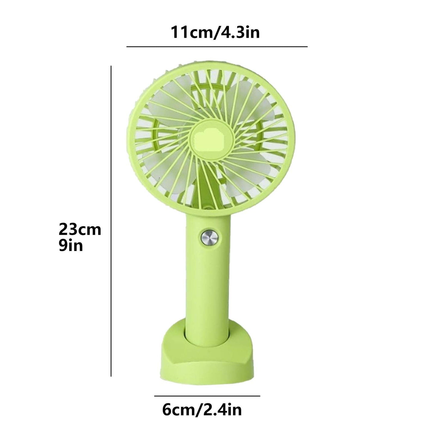 Mini Handheld Fan (White) Jwdx Portable Fan Powerful Handheld Fan Cute Design 3 Speed Personal Small Desk Fan with Base Lightweight Makeup Usb Rechargeable Fan for Stylish Travel Indoor Outdoo One Size C