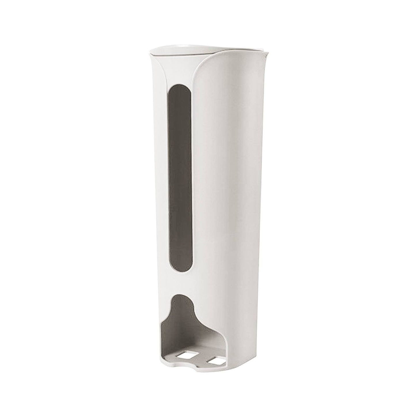 1 Storage Box Grocery Bag Holder Wall Mount Garbage Storage Bag Dispenser Hanging Can with Cover Kitchen Bag Holder Dispenser for Bags One Size B