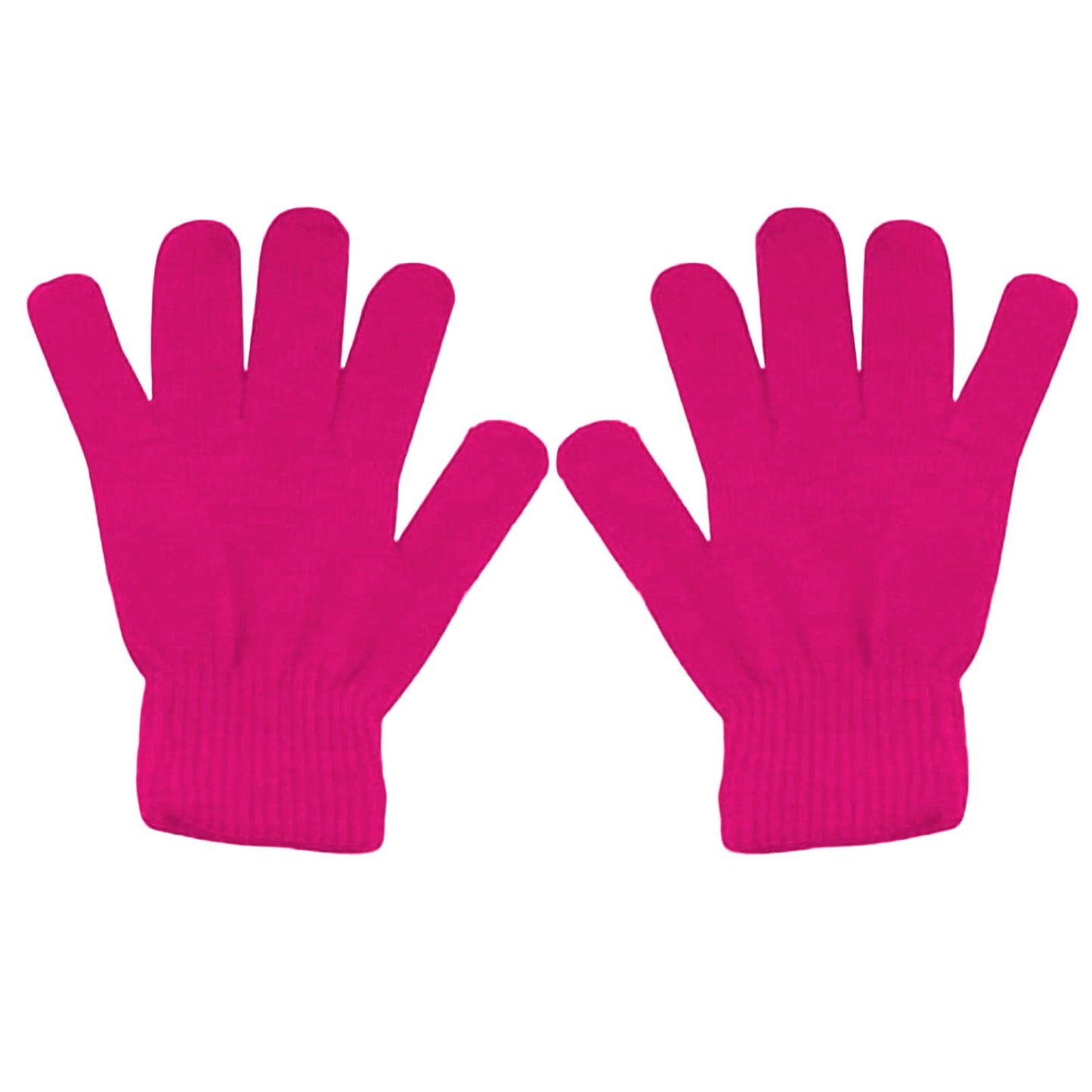 LGCASL Clearance! Winter Gloves Warm Strecty Knit Gloves for Men Women- Dark Gray One Size Hot Pink