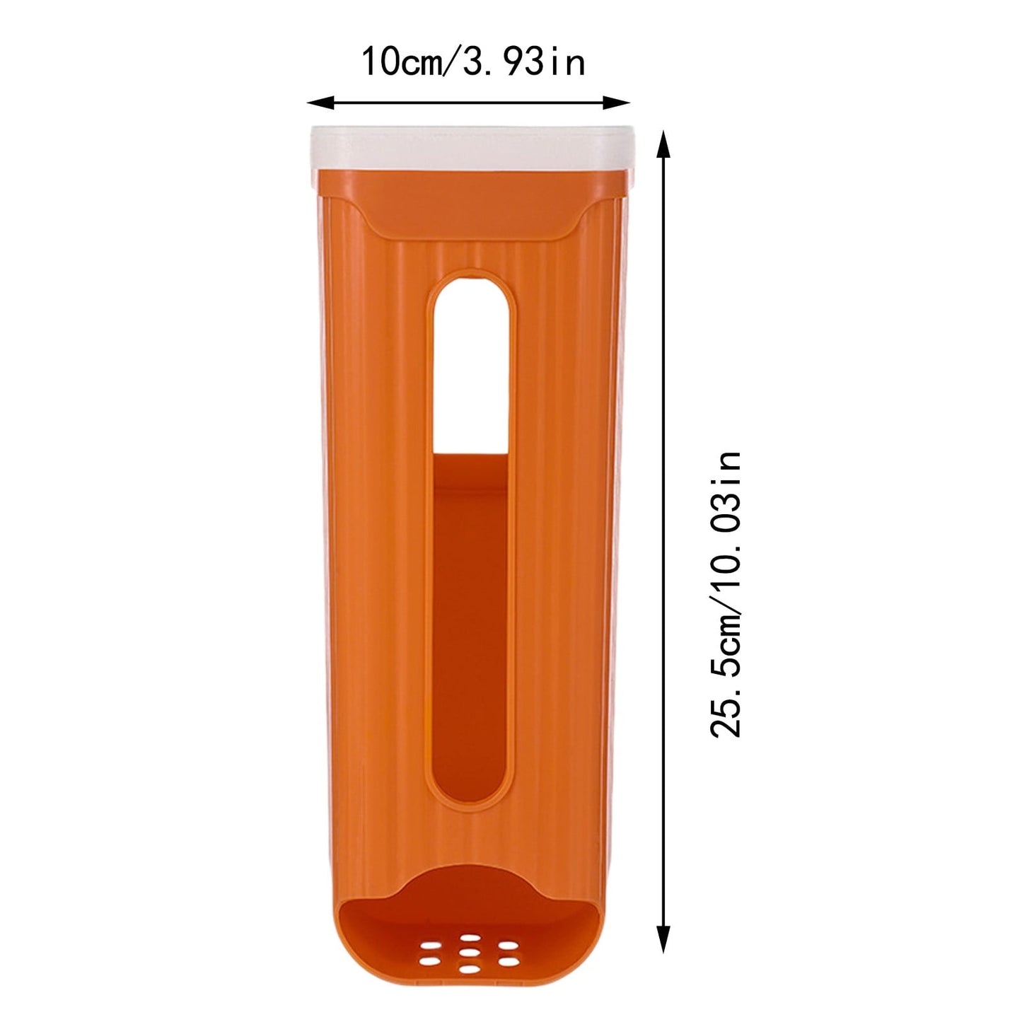Clearance! JWDX Storage Container, Storage Containers Promotion, Kitchen Wall Mounted No Punched Rectangular Shopping Bag Storage Box with Lid Blue