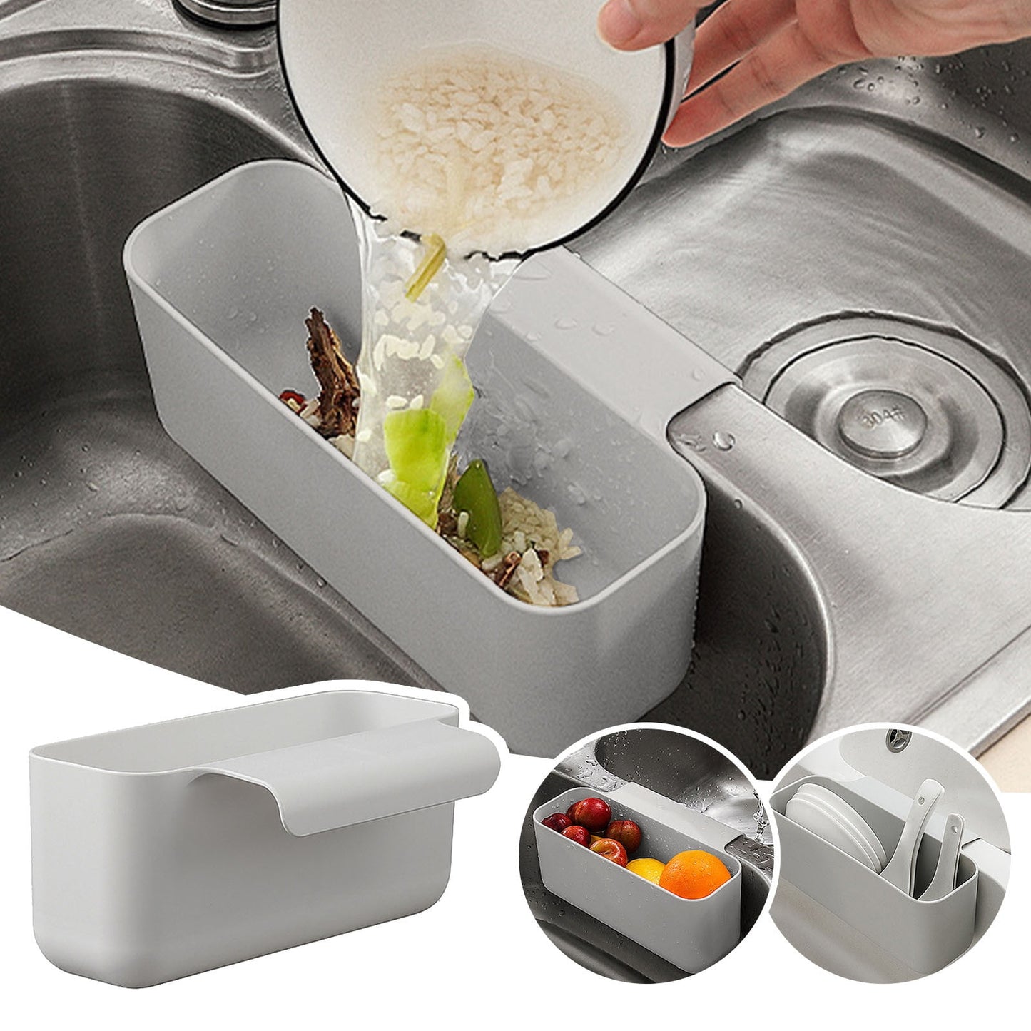 JWDX Kitchen Cleaning Supplies Clearance! Kitchen Dishwashing Sponge Cleaning Ball With Handle Multifunctional Scrub Sponge Pad Ball for Pot and Plate Dishwashing Cleaning include 1* Drain Rack A