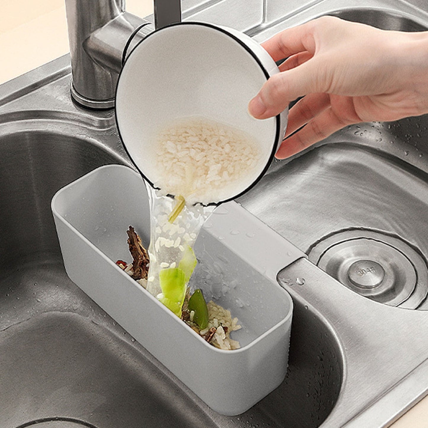 JWDX Kitchen Cleaning Supplies Clearance! Kitchen Dishwashing Sponge Cleaning Ball With Handle Multifunctional Scrub Sponge Pad Ball for Pot and Plate Dishwashing Cleaning include 1* Drain Rack A