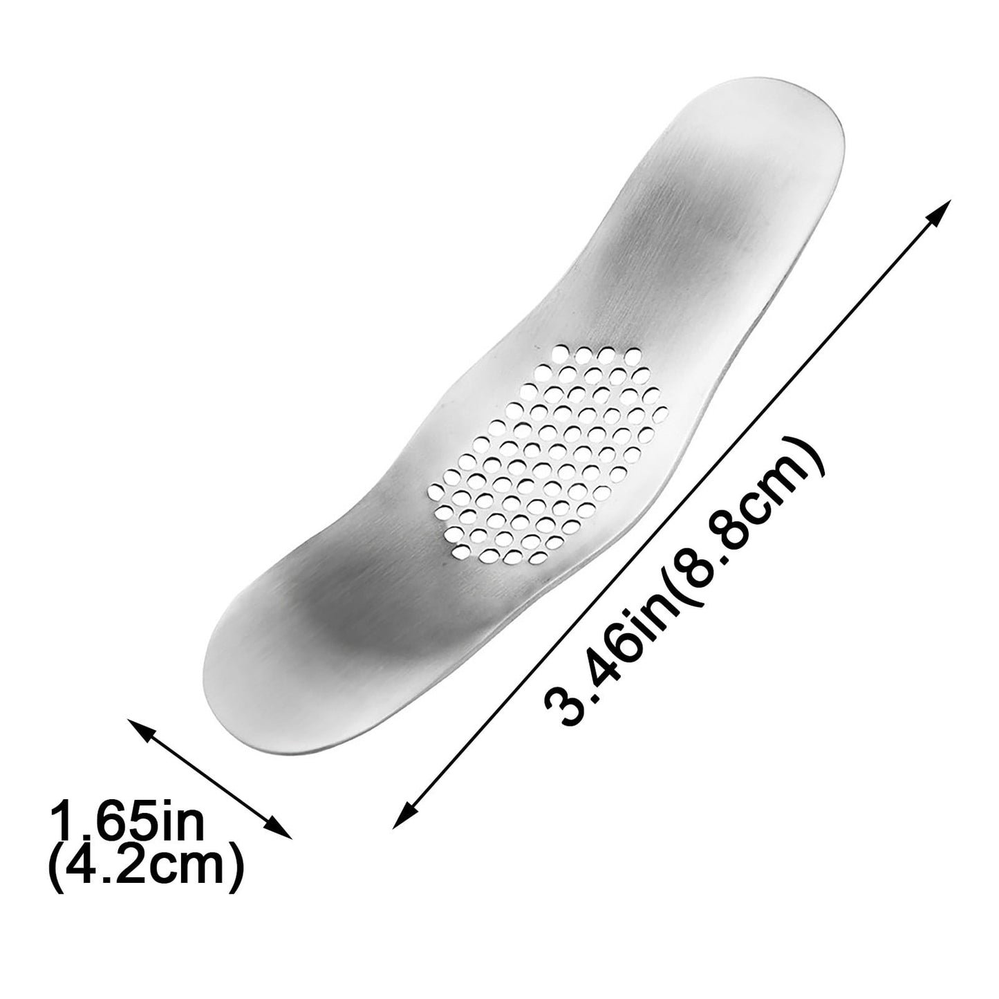 JWDX Garlic Press Clearance! Press Mincer Steel Chopper Rocking Peeler Stainless Crusher Garlic Tool Tools Home Improvement, Garlic Press Promotion Include 1 Stainless Steel Garlic and Ginger Grater AS shown