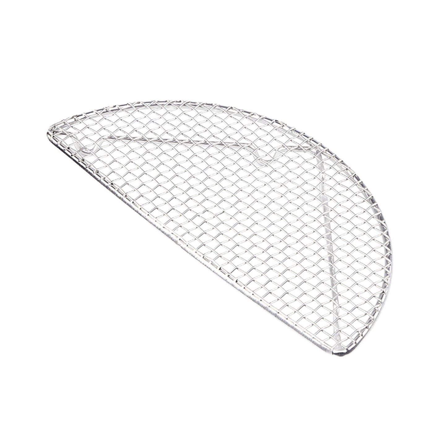 JWDX Barbecue Grill Clearance! Outdoor Home Cooking Stainless Steel Barbecue Rectangular Semicircular Multi Shape Multi Size Storage Barbecue Net, Tempura Fried Food Net Rack Japanese Cuisine S6-B