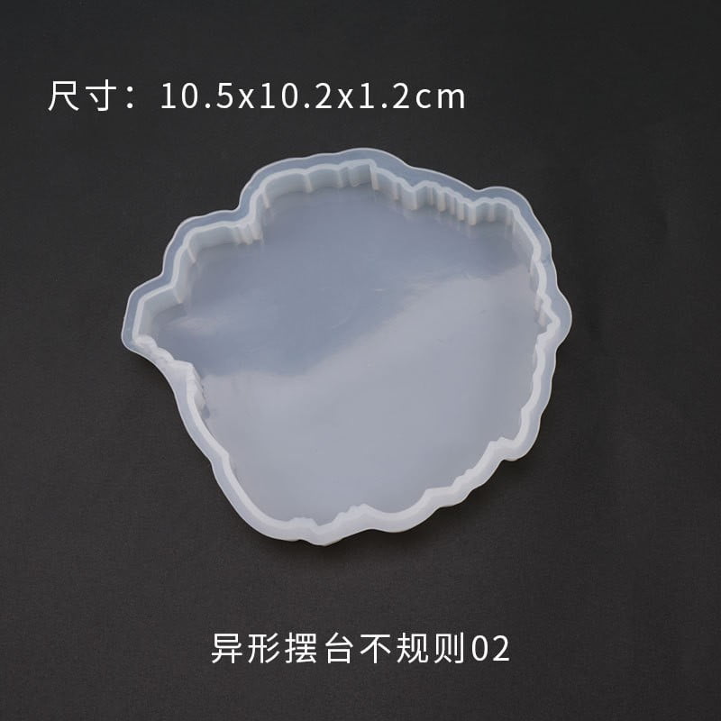 JWDX Diy Silicone Mould Clearance! Epoxy Silicone Mold B, Diy Crystal Glue Utensil Special Shaped Irregular Shape Cushion Tool Decoration Silicone Props, include 1X Mold B