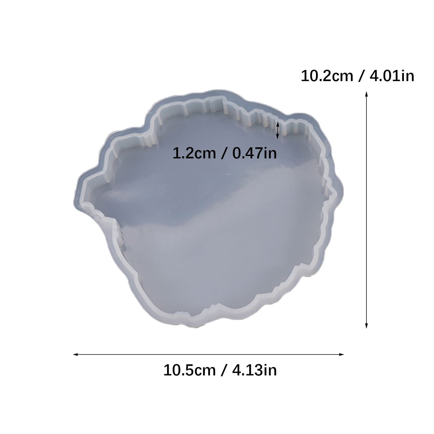 JWDX Diy Silicone Mould Clearance! Epoxy Silicone Mold B, Diy Crystal Glue Utensil Special Shaped Irregular Shape Cushion Tool Decoration Silicone Props, include 1X Mold B