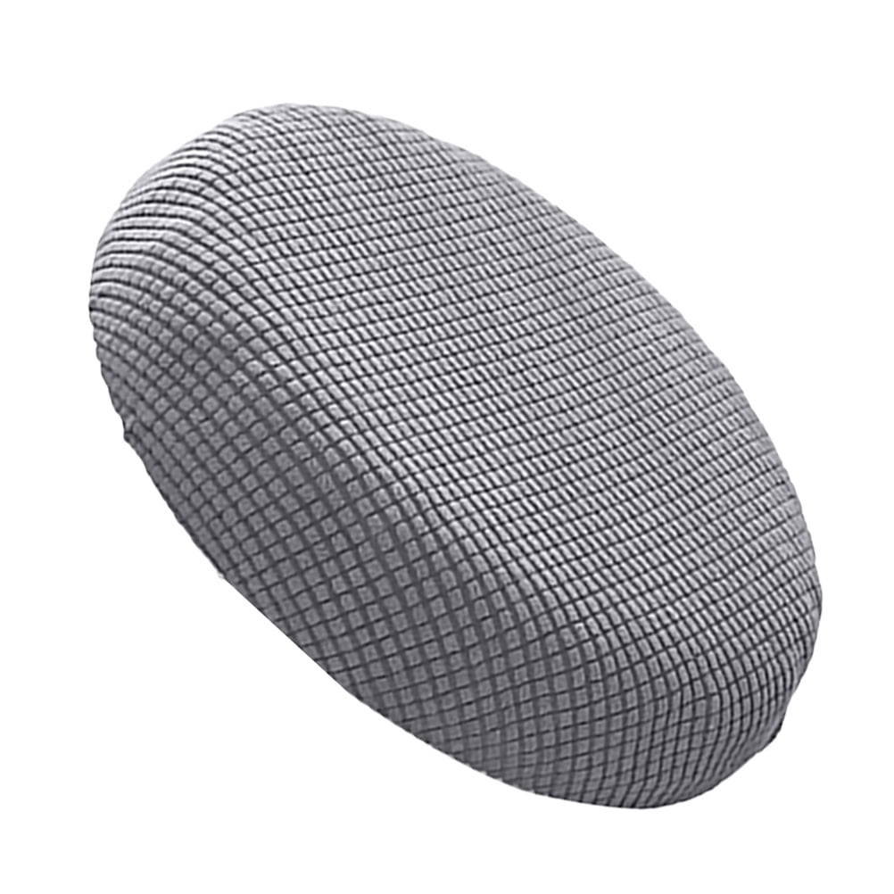 Ortofally Bar Stool Covers Stretchy Round Chair Covers Slipcover Washable Stool Cushion Elastic Bar Chair Covers 2.50X1.50X1.00CM Grey