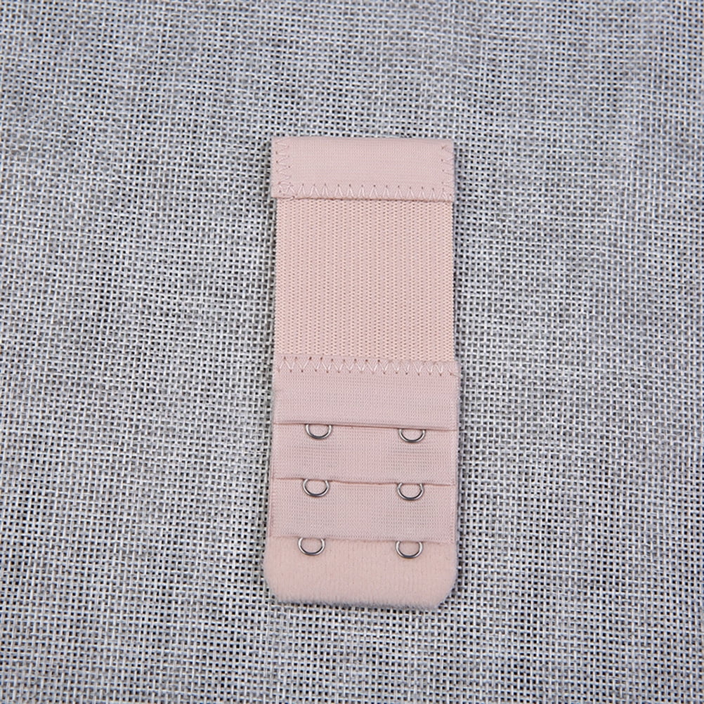 SWETRACE Bra Extension Buckle Polyester 6Pcs 3In Size 3 Beige