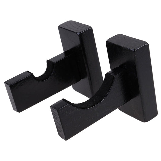 Ortofally Baseball Bat Display Hanger Wall Mounted Horizontal Baseball Bat Holder Hockey Wall Container for Home Office M Black