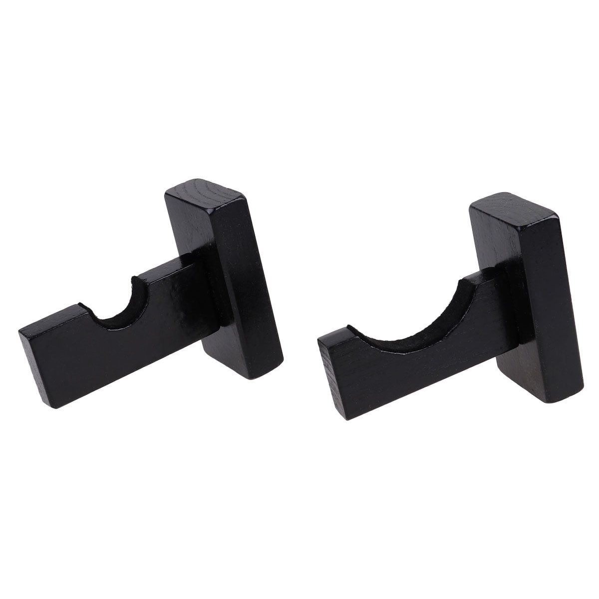 Ortofally Baseball Bat Display Hanger Wall Mounted Horizontal Baseball Bat Holder Hockey Wall Container for Home Office M Black