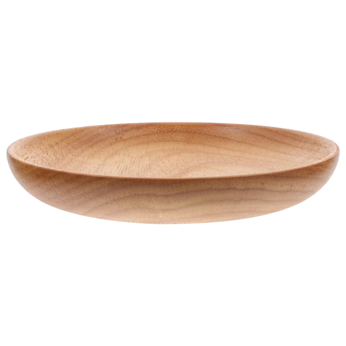 SWETRACE Flat Wooden Dinner Plate Beige For Wedding 1Pcs 4.9In 12.50X12.50X2.00CM Beige