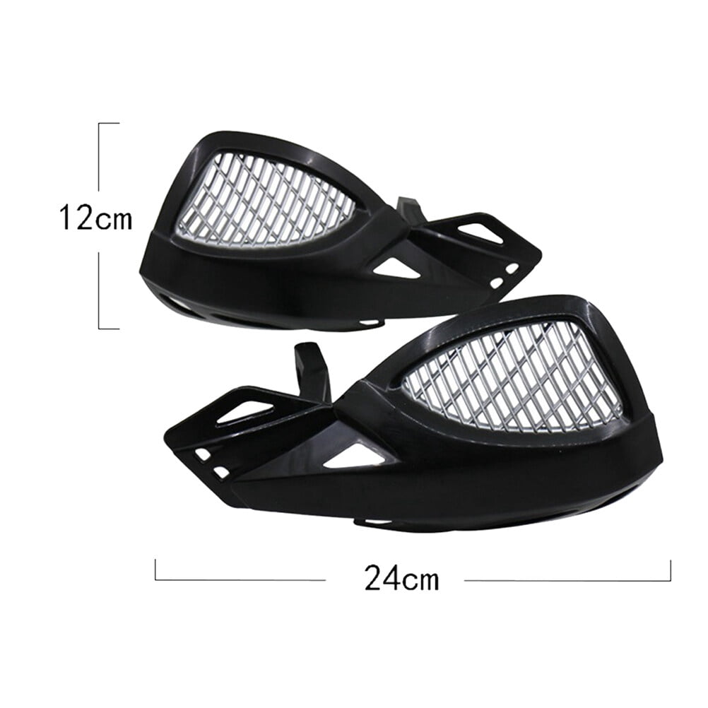 SWETRACE Protect Motorcycle Handlebars Motorbike Handguard Abs White 1 Pair 24.00X12.00X10.00CM White