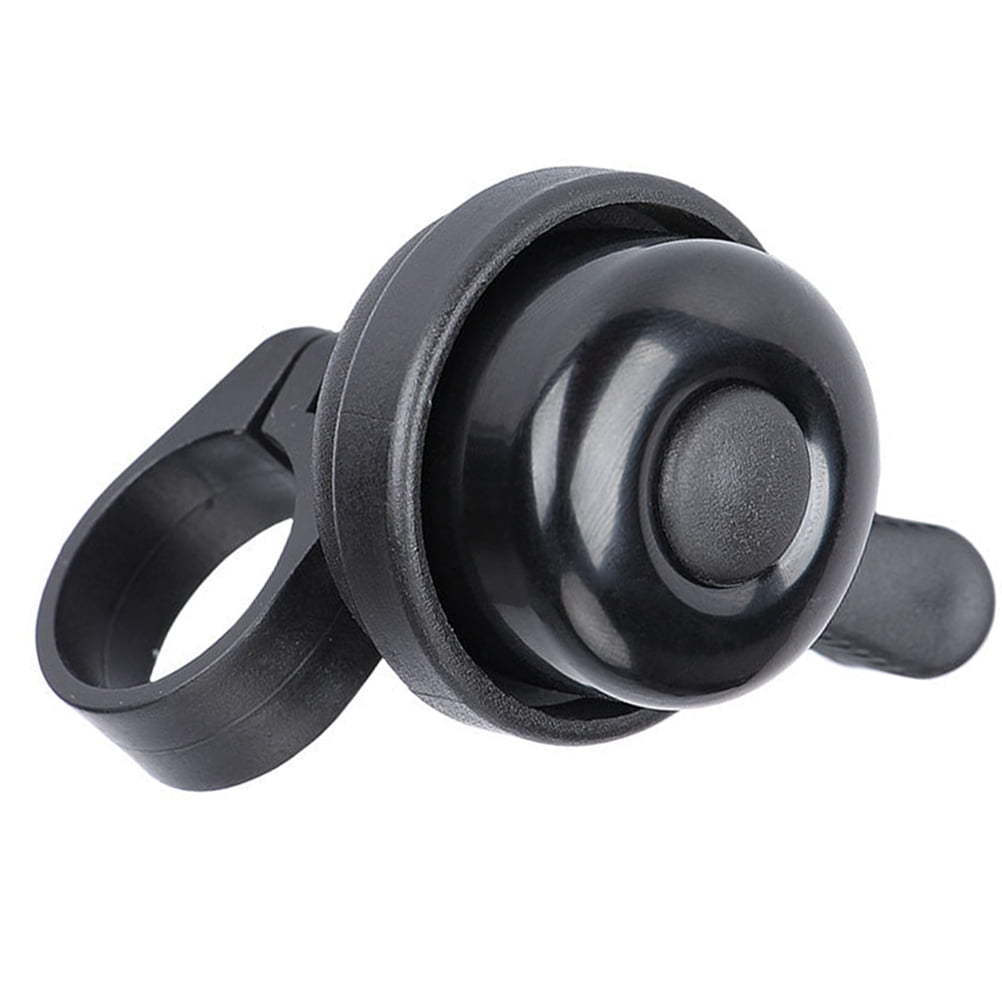 SWETRACE Cycling Handlebar Bell Plastic Clear Sound For Bicycle Riding 1Set 4.00X4.00X6.00CM Black