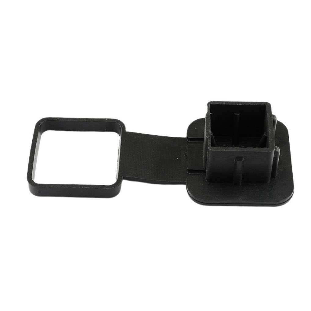 Worgeous Rubber Trailer Tube Protector Insert Tow Trailer Hitch Cover Car Accessories for 18 Inch Receivers (Black)
