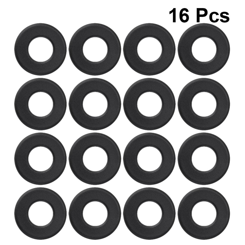 SWETRACE Foosball Tables Equipment 16Pcs 0.66In Black PVC Foosball Table Parts