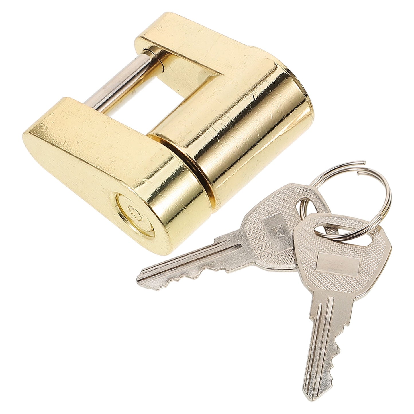 SWETRACE High Security Padlock Zinc Alloy Golden 1Pack For Hitch Security